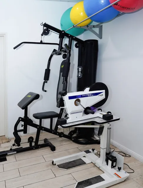 Neurological rehabilitation with physiotherapy